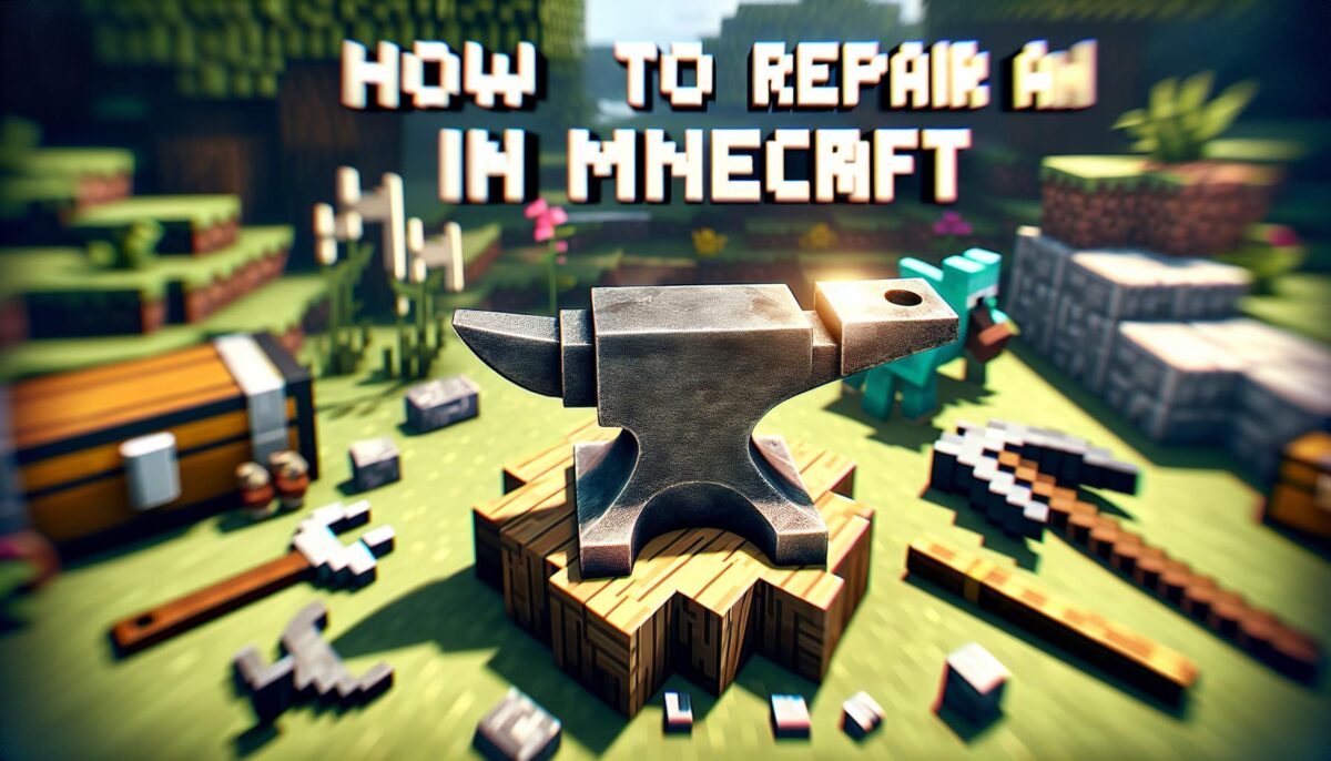 How to Repair an Anvil in Minecraft 【Press here】